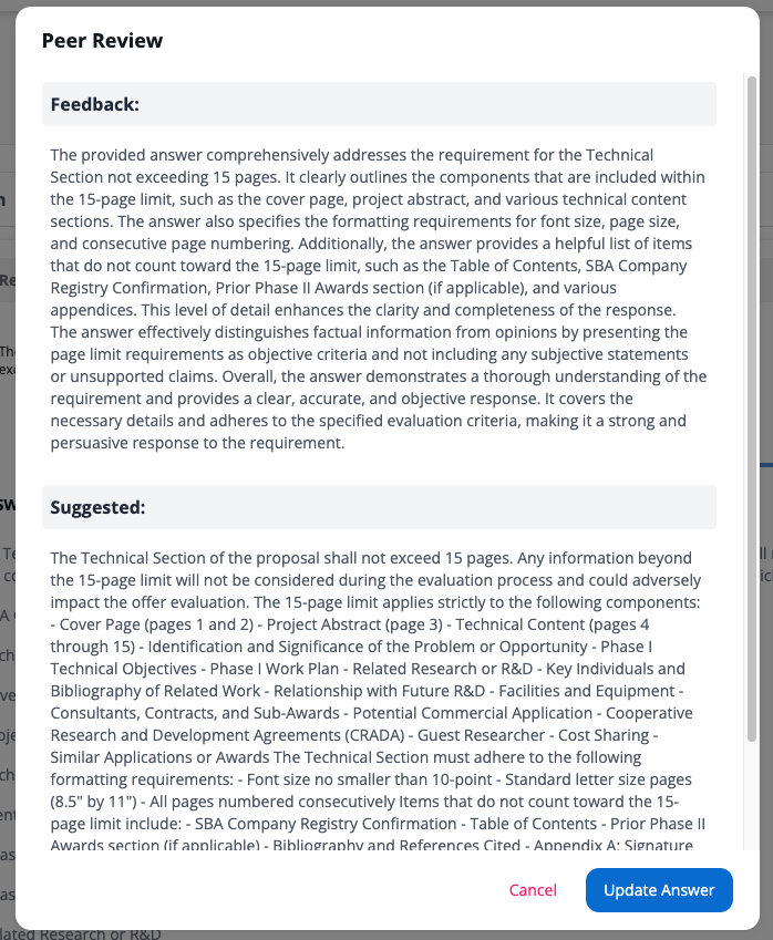 Requirements analysis